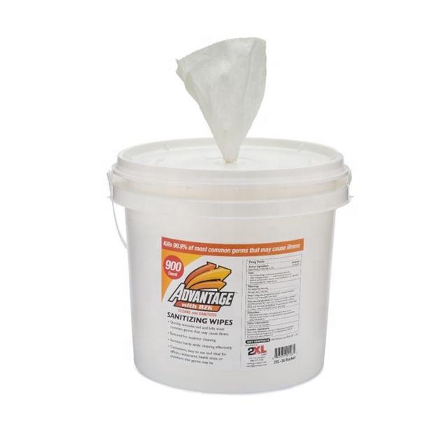 Custom Private Label 500-1200 PCS  Cleansing Wipes  In A Portable Bucket